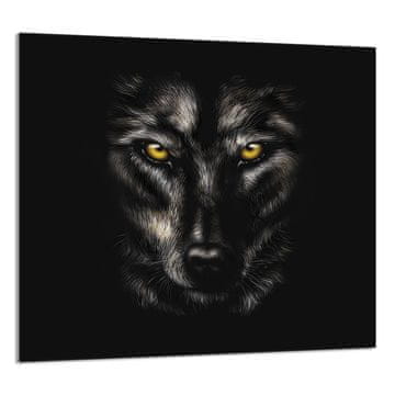 TMK STAKLENA PLOČA ZA KUHINJU 65x60 Wilk