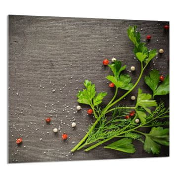 TMK STAKLENA PLOČA ZA KUHINJU 65x60 Pepper