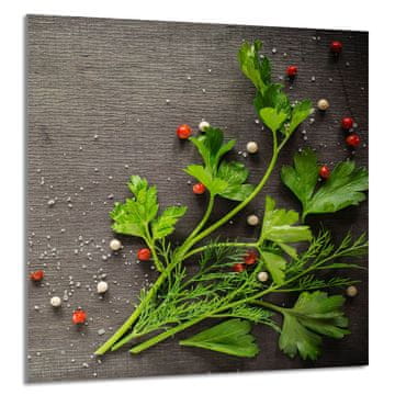 TMK STAKLENA PLOČA ZA KUHINJU 60x65 Pepper