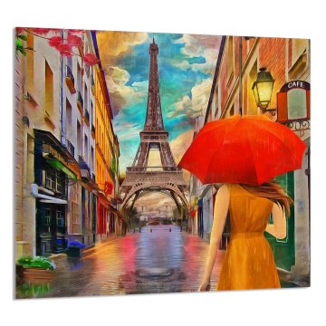 TMK STAKLENA PLOČA ZA KUHINJU 65x60 Pariz