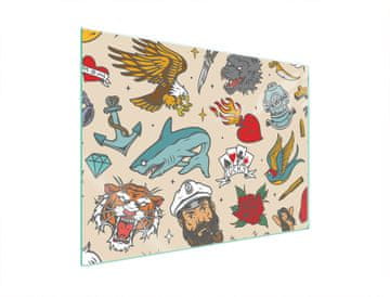 TMK ZAŠTITNA PLOČA OD STAKLA ZA ŠTEDNJAK 70x52 BAJKA