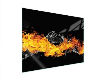 TMK ZAŠTITNA PLOČA OD STAKLA ZA ŠTEDNJAK 70x52 KAMIN