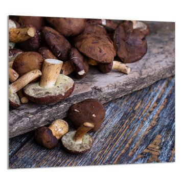 TMK STAKLENA PLOČA ZA KUHINJU 65x60 Gljive