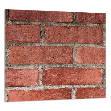 TMK STAKLENA PLOČA ZA KUHINJU 65x60 Cigla