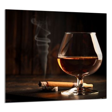 TMK STAKLENA PLOČA ZA KUHINJU 65x60 Vino