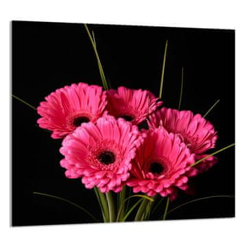 TMK STAKLENA PLOČA ZA KUHINJU 65x60 Gerbera