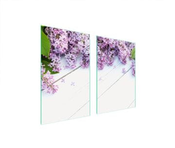 TMK ZAŠTITNA STAKLENA PLOČA ZA KUHINJU 65x52 LILAC