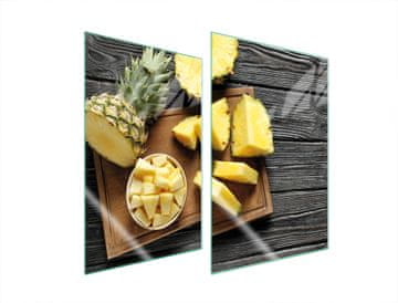 TMK ZAŠTITNA STAKLENA PLOČA ZA KUHINJU 2x35x52 ANANAS