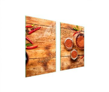 TMK ZAŠTITNA STAKLENA PLOČA ZA KUHINJU 65x52 CHILLI