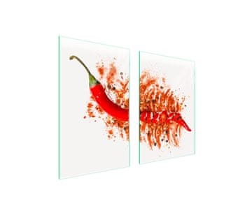 TMK ZAŠTITNA STAKLENA PLOČA ZA KUHINJU 65x52 CHILLI
