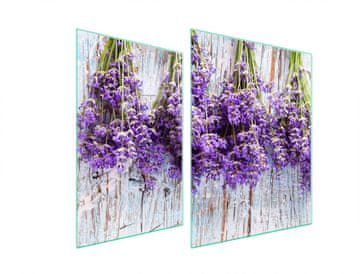 TMK ZAŠTITNA PLOČA OD STAKLA ZA ŠTEDNJAK 70x52 LAVANDA