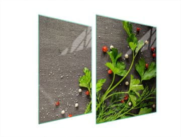 TMK ZAŠTITNA PLOČA OD STAKLENA ZA ŠTEDNJAK 70x52 PEPPER