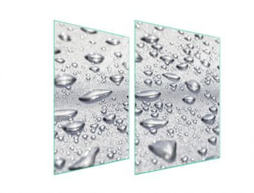 TMK ZAŠTITNA PLOČA OD STAKLA ZA ŠTEDNJAK 70x52 DROPS