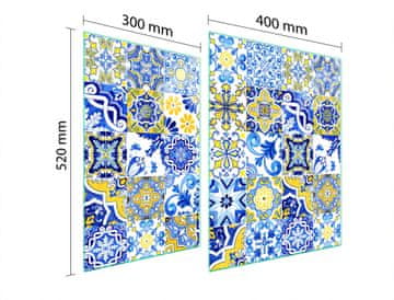 TMK ZAŠTITNA PLOČA OD STAKLA ZA ŠTEDNJAK 70x52 MOSAIC