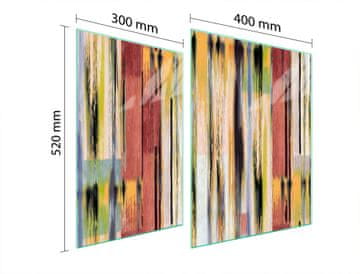 TMK ZAŠTITNA PLOČA OD STAKLA ZA ŠTEDNJAK 70x52 U BOJI