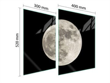 TMK ZAŠTITNA PLOČA OD STAKLENA ZA ŠTEDNJAK 70x52 MOON