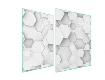 TMK ZAŠTITNA PLOČA OD STAKLA ZA ŠTEDNJAK 70x52 UZORAK