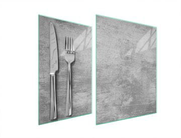 TMK ZAŠTITNA PLOČA OD STAKLENA ZA ŠTEDNJAK 70x52 PRIBOR ZA JELO