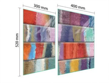 TMK ZAŠTITNA PLOČA OD STAKLA ZA ŠTEDNJAK 70x52 U BOJI