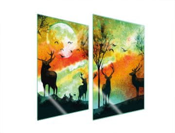 TMK ZAŠTITNA STAKLENA PLOČA ZA KUHINJU 2x35x52 JELEN