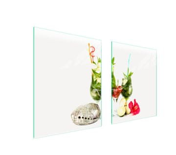 TMK ZAŠTITNA PLOČA OD STAKLENA ZA ŠTEDNJAK 85x52 VOĆE