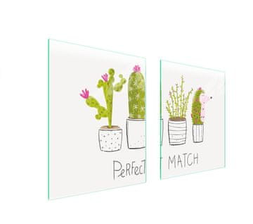 TMK ZAŠTITNA PLOČA OD STAKLENA ZA ŠTEDNJAK 85x52 CACTUS
