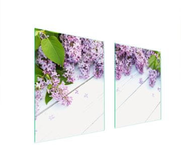 TMK ZAŠTITNA PLOČA OD STAKLA ZA ŠTEDNJAK 85x52 LILAC