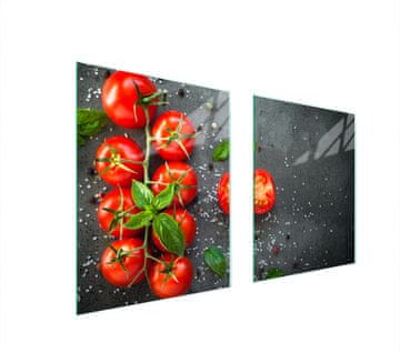 TMK ZAŠTITNA PLOČA OD STAKLENA ZA ŠTEDNJAK 85x52 RAJČICE