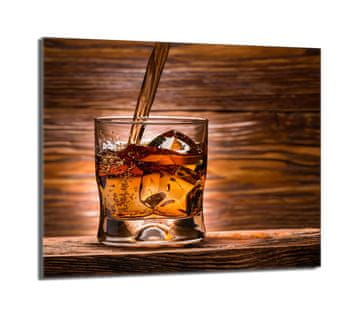 TMK Staklena zaštita za štednjak 60x52 Whisky