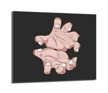 TMK Staklena zaštitna ploča za štednjak 60x52 Hands