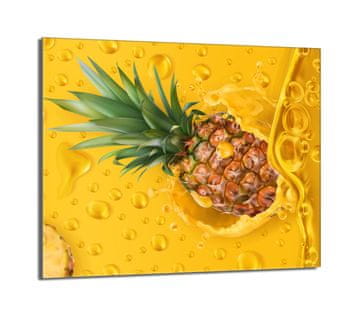 TMK Staklena zaštita za ploču za kuhanje 60x52 Ananas
