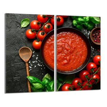 TMK Staklena zaštitna ploča za štednjak 2x30x52 Food