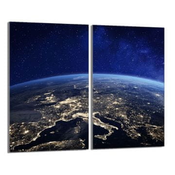 TMK Staklena zaštitna ploča za štednjak 2x30x52 Earth