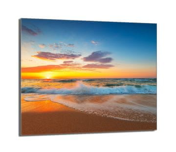 TMK Staklena zaštitna ploča za štednjak 60x52 Sea