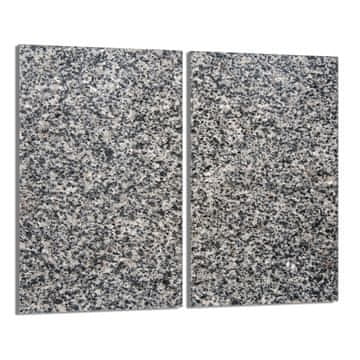 TMK Staklena zaštitna ploča za štednjak 2x30x52 Granit