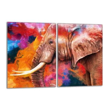 TMK Staklena zaštitna ploča za štednjak 2x40x52 Elephant