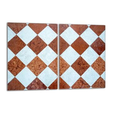 TMK Staklena zaštitna ploča za štednjak 2x40x52 Mosaic