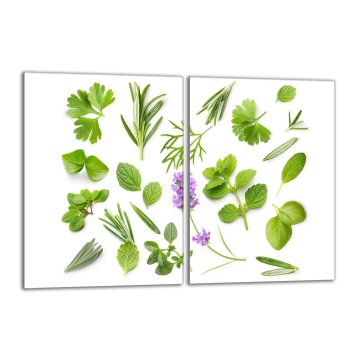 TMK Zaštita za staklenu ploču za štednjak 2x40x52 Biljke