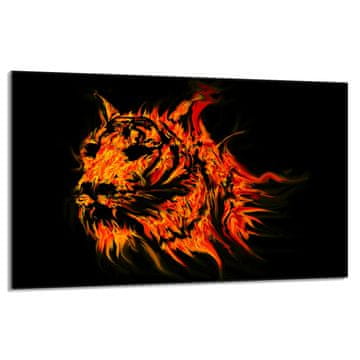 TMK Zaštitna staklena ploča za štednjak 80x52 Tiger