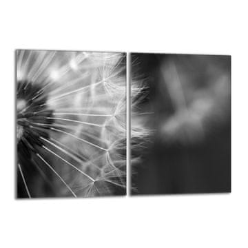 TMK Staklena zaštitna ploča za štednjak 2x40x52 Flower