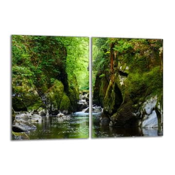 TMK Zaštitna staklena ploča za štednjak 2x40x52 Las