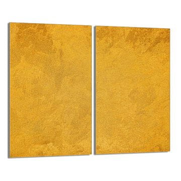 TMK Staklena zaštitna ploča za štednjak 2x30x52 zlatna