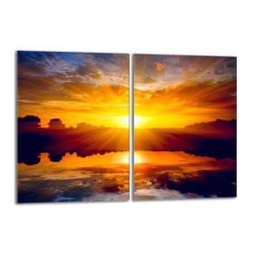 TMK Staklena zaštitna ploča za štednjak 2x40x52 Sun