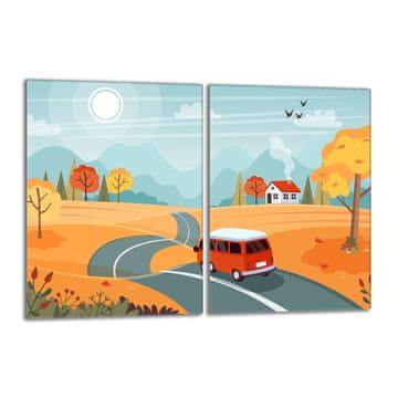 TMK Zaštitna staklena ploča za štednjak 2x40x52 Auto