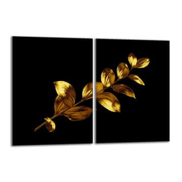 TMK Staklena zaštitna ploča za štednjak 2x40x52 zlatna