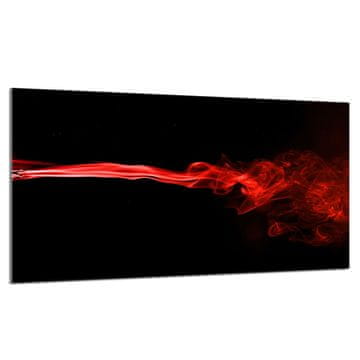 TMK Staklena zaštitna ploča za štednjak 90x52 Crna