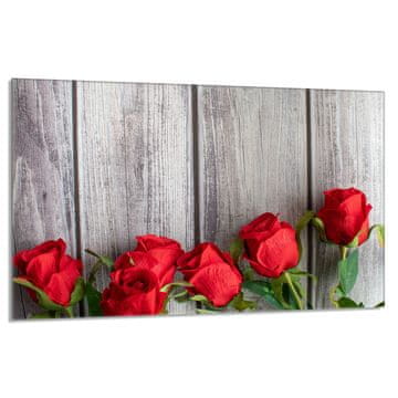 TMK Staklena zaštita za ploču za kuhanje 80x52 Roses