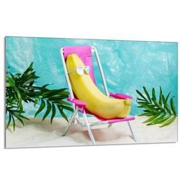 TMK Staklena zaštitna ploča za štednjak 80x52 Banana