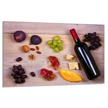 TMK Staklena zaštitna ploča za štednjak 80x52 Food