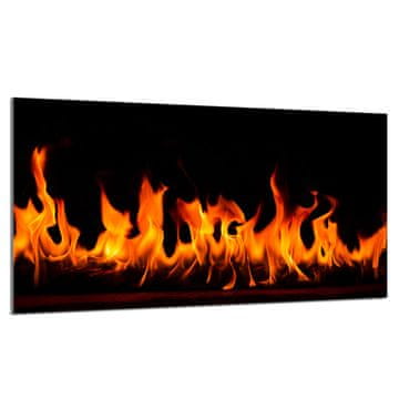 TMK Staklena zaštitna ploča za peć 90x52 Fire